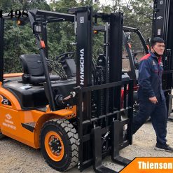 Xe nâng chui container 2 mét 3 tầng nâng