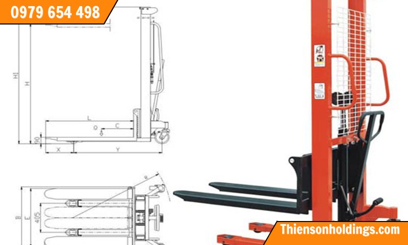 Xe nâng tay 500kg