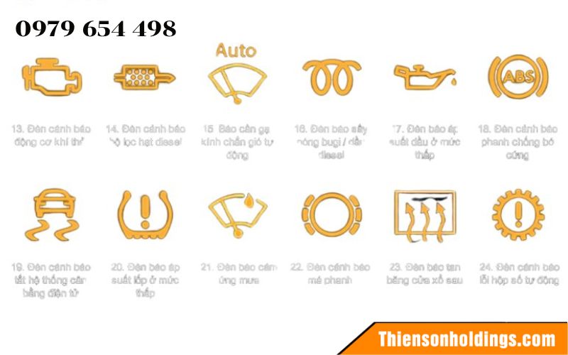 Đèn báo lỗi trên xe nâng