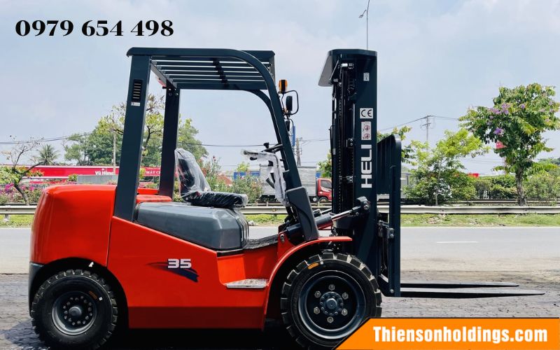 Dung tích bình dầu xe nâng
