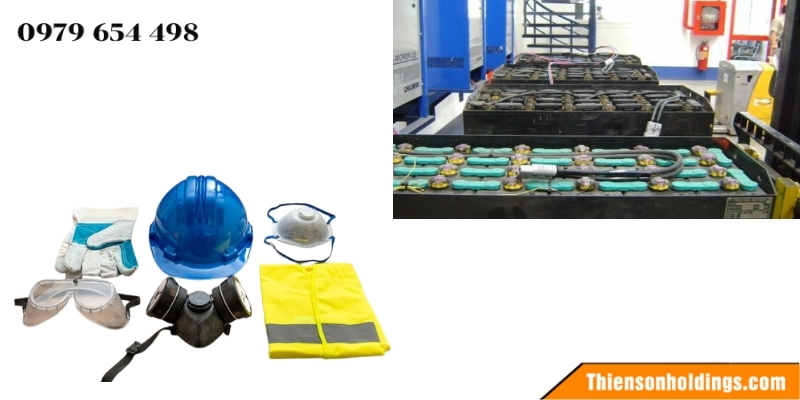 quy định khu vực sạc xe nâng