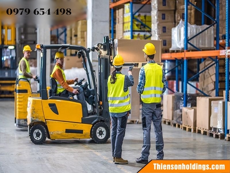 quy định khu vực sạc xe nâng