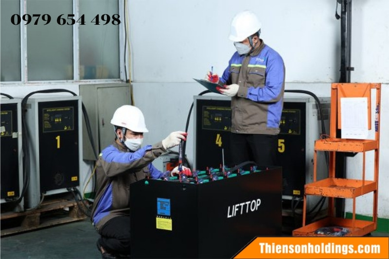quy định khu vực sạc xe nâng