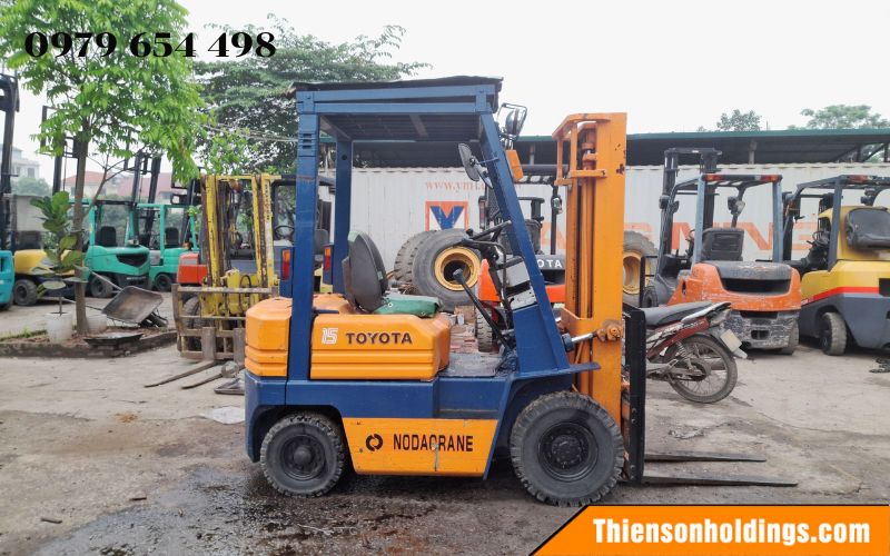 Dung tích bình dầu xe nâng