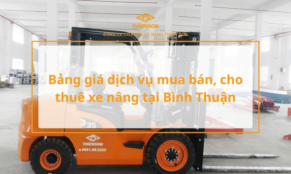 xe nâng bình thuận