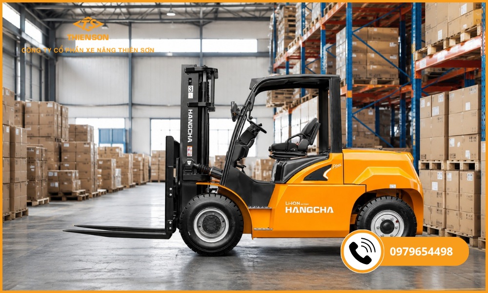 xe nâng điện 6 tấn