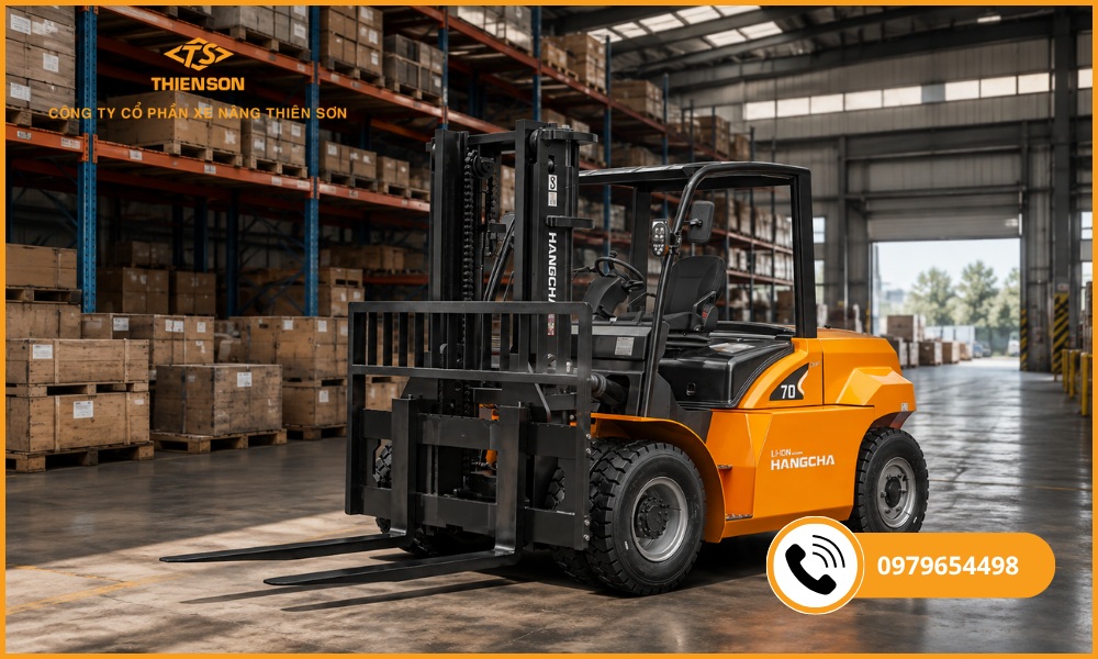 xe nâng điện 7 tấn