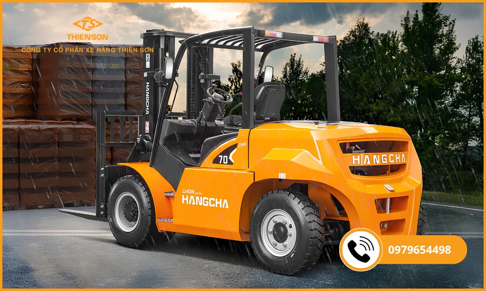 xe nâng điện 7 tấn